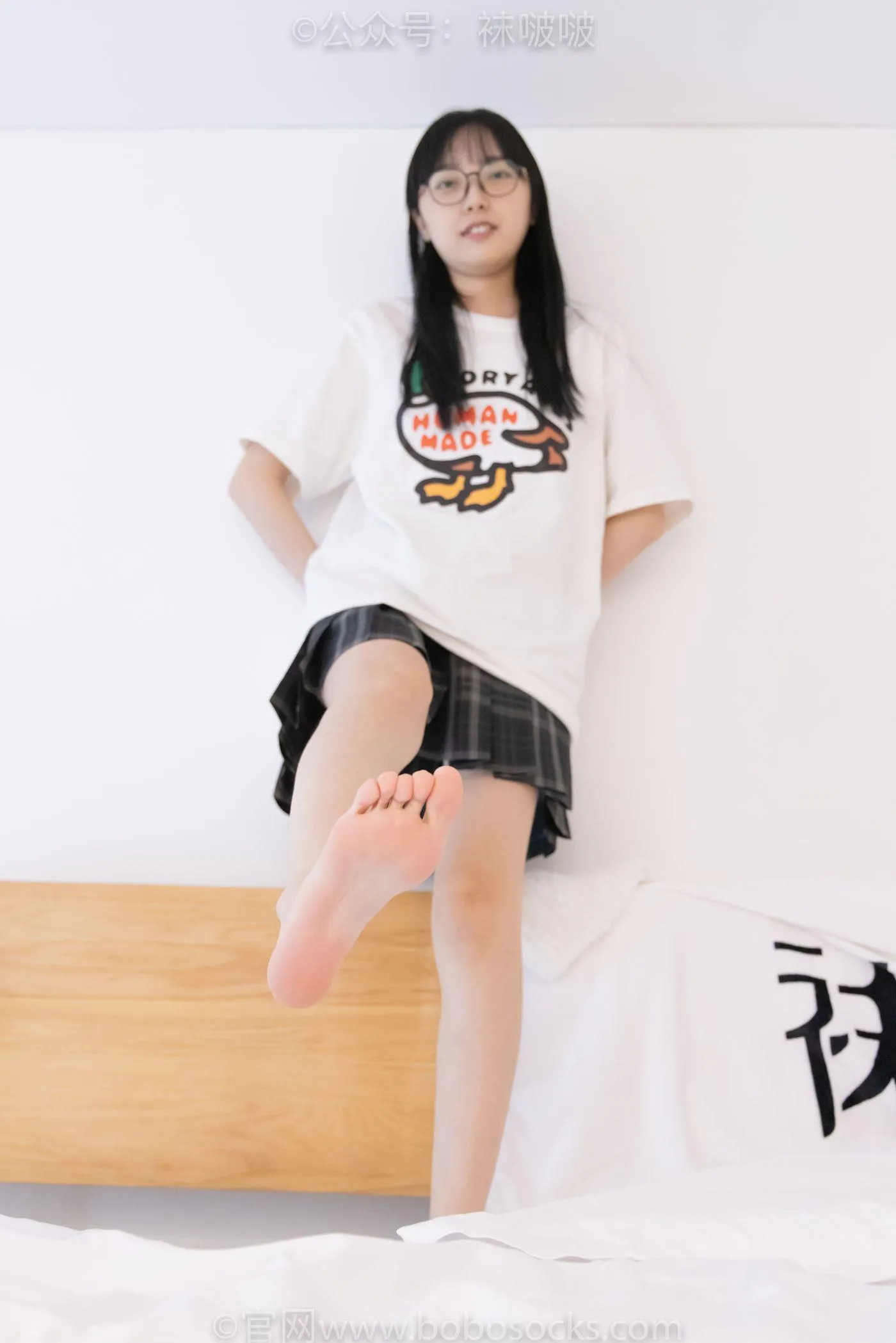[BoBoSocks袜啵啵]NO.073 稚予-贝壳头、白棉袜、裸足 [145P]插图6